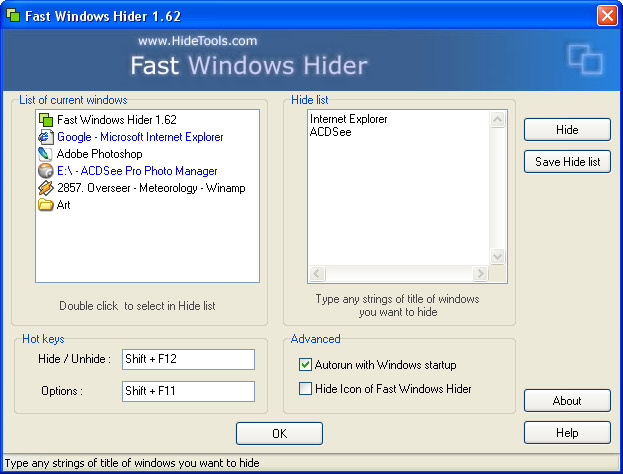 File Hider Windows